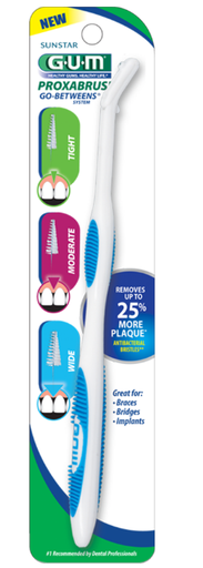 Gum Manche 625 Click Kit Porte Brosse Avec 2 Brossettes