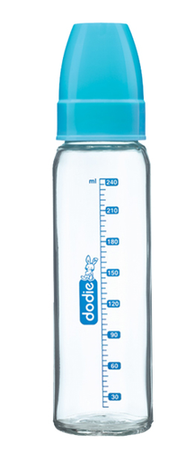 Dodie Bib Col Etroit Verre 240Ml Bleu Lagoon