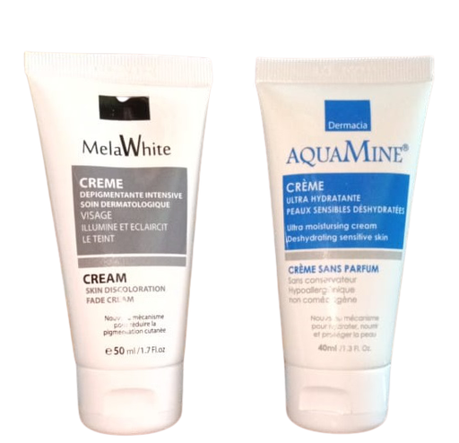 Dermacia Melawhite Creme+ Aquamine Creme Pack