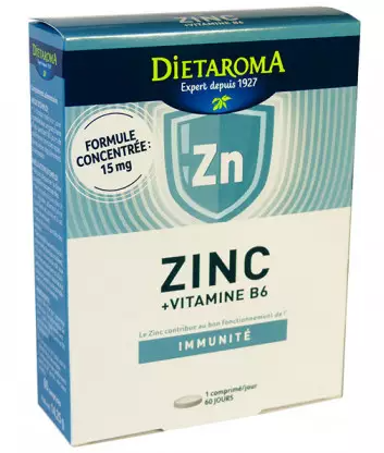 Dietaroma Immunite Zinc+Vitamine B6 60 Cp