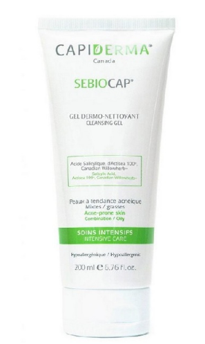 Capiderma Sebiocap Gel Dermo Nettoyant Purifiant 200Ml