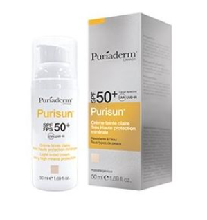 Puriaderm Purisun Creme Teinte Claire 50Ml