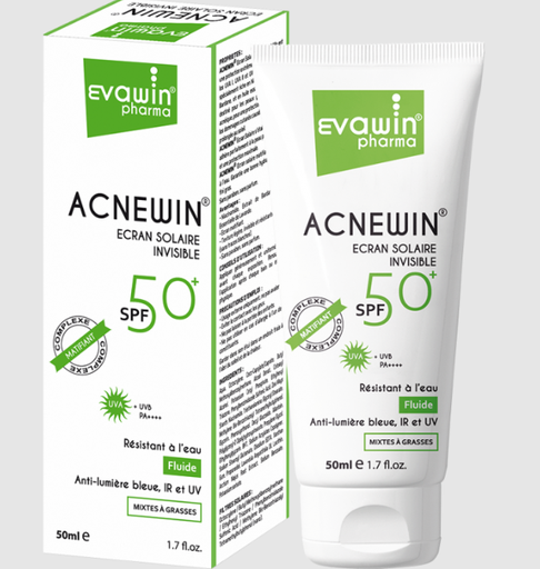 Evawin Acnewin Ecran Fluide Invisible Spf50