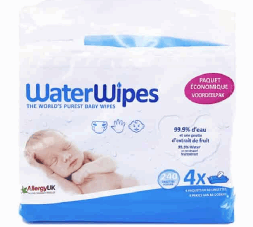 Waterwipes Lingettes BB/4*60