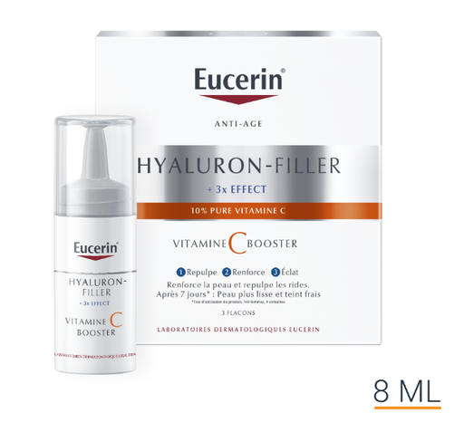 Eucerin Hyaluron Filler Vitamine C Booster 3*8Ml