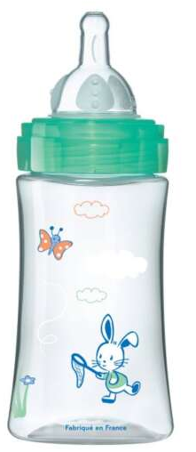 Dodie Bib Initiation+270Ml Vert Valentin 0-6M Tet Ronde 3 Vit D2