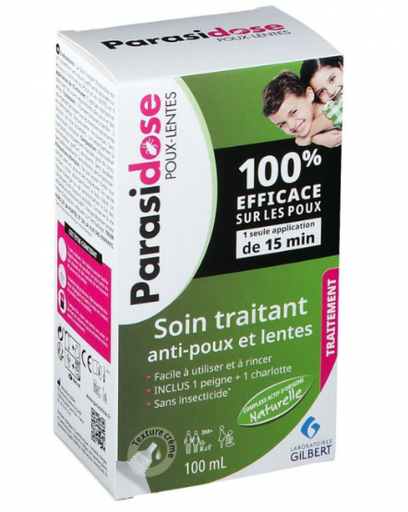Parasidose Soin Traitant Anti Poux 100Ml