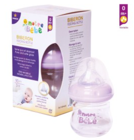Notre BB Bib En Verre Wide Neck Plus Premium 120Ml