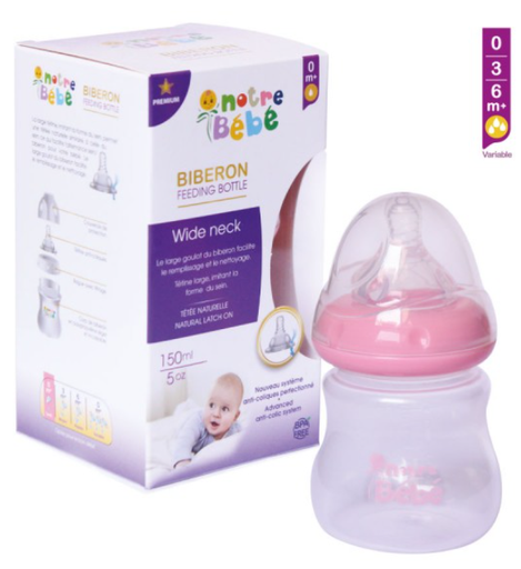 Notre BB Bib Wide Neck Premium 150Ml