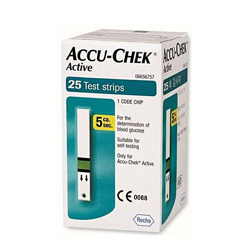 Accu Chek Active Bandelettes 25