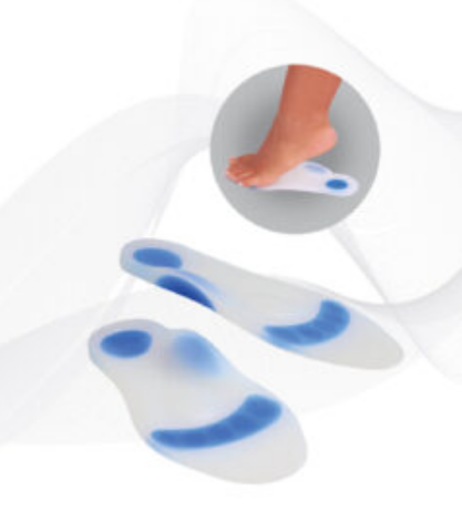 Semelle En Silicone Avec Voute Plantaire Epais T2